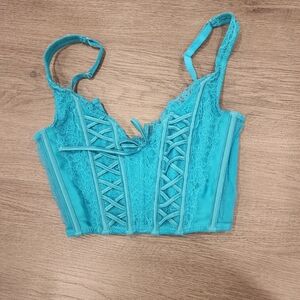 VICTORIA'S SECRET Turquoise Corset